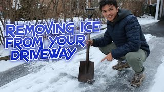 How to Remove Ice From Your Driveway  WITHOUT SALT [upl. by Bundy]