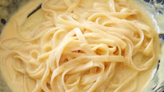 CREAMY CHEESY PASTA  PASTA WITH CHEESE SAUCE RECIPE [upl. by Swen92]