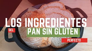 Los INGREDIENTES DEL PAN SIN GLUTEN perfecto [upl. by Edualcnaej307]