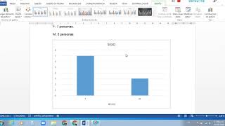 HACER un gráfico de barras en Word fácil y rápido [upl. by Setsero]