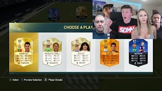 LUCKIEST YOUTUBERS FUT DRAFT  FIFA 16 [upl. by Siuqcram]