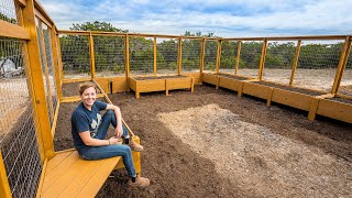 Enclosed Walk In Garden with Raised Beds [upl. by Yelda]