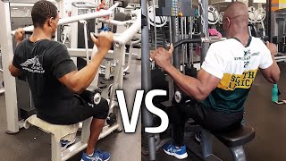 Lat Pulldown  Cable vs Machine shorts [upl. by Allistir]