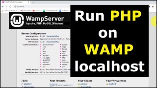 How to Run PHP Program using WAMP Server [upl. by Rahmann]