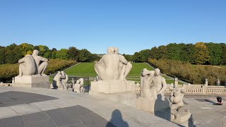 Frogner Park  Vigeland Sculpture Park Oslo Norway [upl. by Ardnekat]