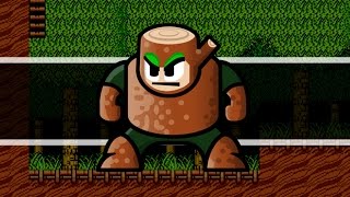 Megaman 2 NES WOODMAN  Full Stage Walkthrough [upl. by Alsi342]