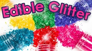 How to Make Edible Glitter 3 Different Ways Cake Decorating DIY [upl. by Vivienne]