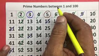 Prime Numbers Between 1 and 100 [upl. by Evered]