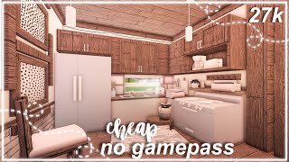 cheap no gamepass pastel home  27k  bloxburg speedbuild  nixilia [upl. by Abisia]