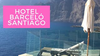 Hotel Barceló Santiago Puerto de Santiago Los Gigantes Cliffs Tenerife Canary Islands [upl. by Lyrak]