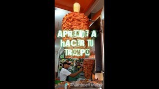 aprende a hacer un trompo al pastor TUTORIAL [upl. by Sada214]