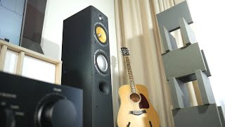 Bowers and Wilkins DM603 S3 sound amp bass excursion test [upl. by Humfrid]