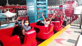 First ride Ferrariworld  Formula Rossa Junior [upl. by Nayrbo353]