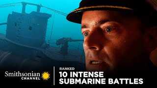 10 Intense Submarine Battles 💥 Hell Below  Smithsonian Channel [upl. by Ailero]