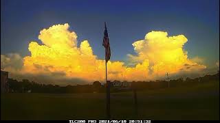 Cumulonimbus Cloud TimeLapse of Thunderstorm in Athens Michigan [upl. by Priscella306]