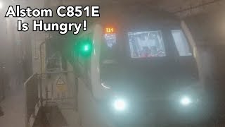 Alstom Metropolis C851E Is Hungry [upl. by Murry324]