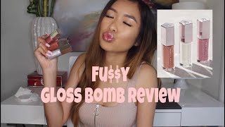 FUY vs FENTY GLOW Gloss Bomb 💖  Grace Hoang [upl. by Enajyram170]