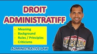 Droit Administratiff  Administrative Law [upl. by Aneras927]