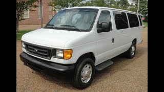 2005 Ford E350 diesel van Test Drive [upl. by Vic]