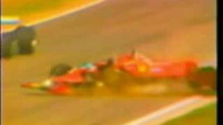 F1 1982 Villeneuve Gilles Imola Crash [upl. by Akkina]