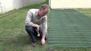 How to Install Grass Reinforcement Mesh [upl. by Herzberg]