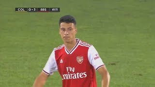 18 Year Old Gabriel Martinelli Debut Games For Arsenal  PreSeason Highlights [upl. by Lacsap]