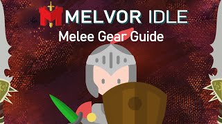 Base Game Melee Gear Progression Guide  Melvor Idle [upl. by Allister972]