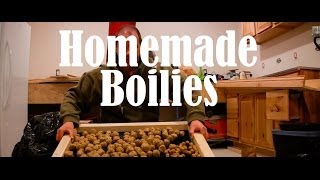 How To Make Homemade Boilies for Carp Fishing Nutty Mix [upl. by Lichter]