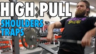 HIGH PULL  Shoulders  HowTo Exercise Tutorial [upl. by Madora]