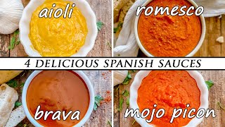 How to Make 4 CLASSIC SPANISH Sauces [upl. by Noach191]