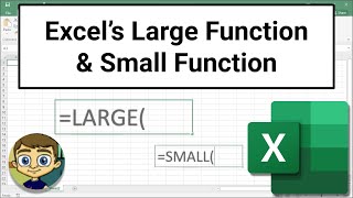 Excels LARGE Function and SMALL Function [upl. by Ansell]