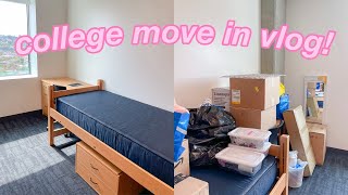 COLLEGE DORM MOVE IN VLOG 2021 [upl. by Mikol]