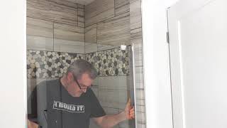 Installing A Shower Door [upl. by Alwyn]