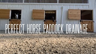 How to Have Perfect Horse Paddock Drainage [upl. by Aldin]