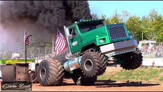 SemiTruckTractor Pulls Over The Top Diesel Showdown  Session 1 [upl. by Naes]