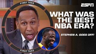 ARE YOU KIDDING ME 😡 Stephen A BLASTS Draymond Green over NBA era take  First Take [upl. by River]