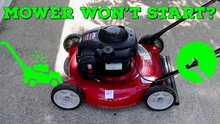 Mower wont start How I fixed my Briggs amp Stratton [upl. by Kcired]