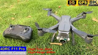 4DRC F11Pro GPS 8K Long Range Brushless Drone – Just Released [upl. by Collyer181]