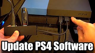 How to UPDATE PS4 SYSTEM SOFTWARE using a USB Flash Drive Best Method [upl. by Harret]