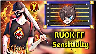 RUOK FF auto Headshot 🎯 Sensitivity Settings ⚡⚡ and DPI📱  m1014  m1887  2022 New [upl. by Nnaeed]