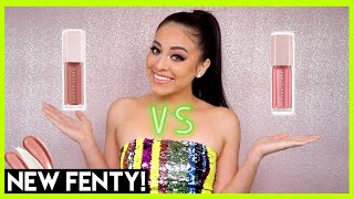 FENTY BEAUTY FUSSY GLOSS BOMB REVIEW  FUY [upl. by Guarino]