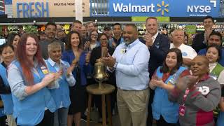 Walmart NYSE WMT Rings The Opening Bell® [upl. by Eidnahs]