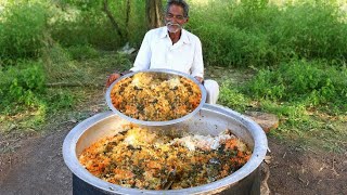 Vegetable Biryani Recipe  Veg Biryani Cooking by our grandpa for little Children [upl. by Yrag]