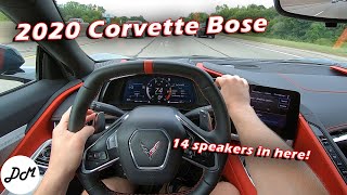 2020 Chevrolet Corvette C8 – Bose 14speaker Soundsystem Review [upl. by Reeta636]