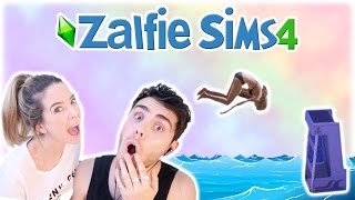 Swimming Date Fail  Zalfie Sims Edition 25 [upl. by Hands342]