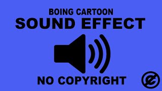 Boing Sound Effect No Copyright All Sounds  Cartoon Sound Effect [upl. by Lyontine]