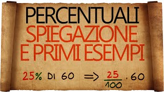 Percentuali  Cosa sono e come si calcolano [upl. by Aniz]