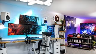 My 2021 ULTIMATE Gaming Setup amp YouTube Studio Tour [upl. by Arreic]