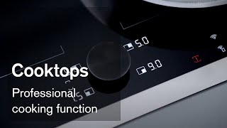 Learn about the Gaggenau professional cooking function [upl. by Cirek896]