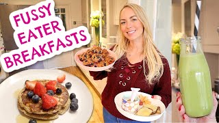 FUSSY EATER BREAKFAST IDEAS 10 HEALTHY BREAKFASTS KIDS LOVE  Emily Norris [upl. by Munford373]